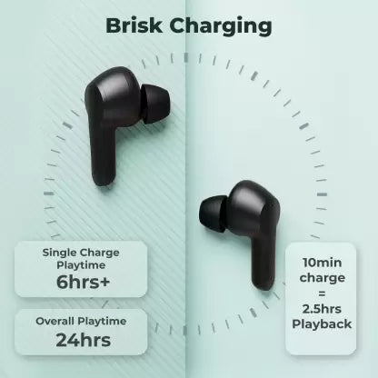 DEFY Gravity Zen with 4 Mics ENC, Low Latency and Brisk Charging Bluetooth Headset (Bold Black, In the Ear) DEFY Gravity Zen with 4 Mics ENC, Low Latency and Brisk Charging Bluetooth Headset (Bold Black, In the Ear)